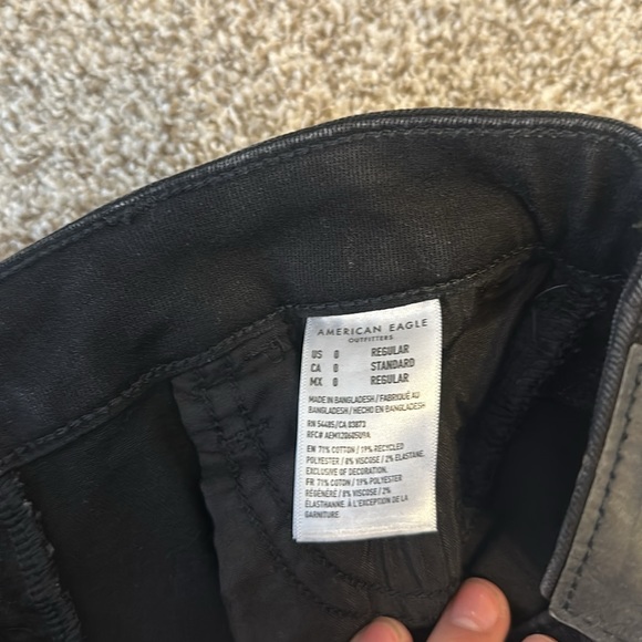 American eagle skinny jeens size 0 - Picture 4 of 4